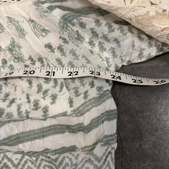 Free People Sun Daze Mini Shift Dress Lace Boho Preppy Women's Medium - Picture 4 of 5